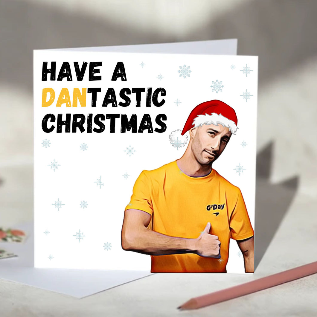 Have a Dantastic Birthday, Christmas Card