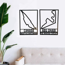 Load image into Gallery viewer, Grand Prix Circuit F1 Wooden Wall Signs, Wall Decor for Formula 1 Fans 40cmx30cm A3
