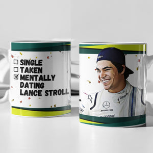 Single, Taken, Mentally Dating Valtteri Bottas F1 Mug Gift