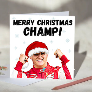 Mick Schumacher Champ Card