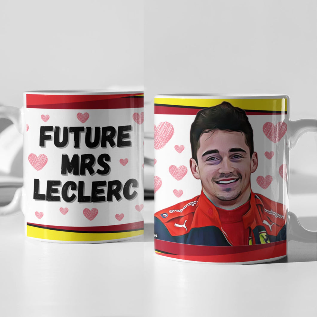 Future Mrs Charles Leclerc F1 Mug Gift