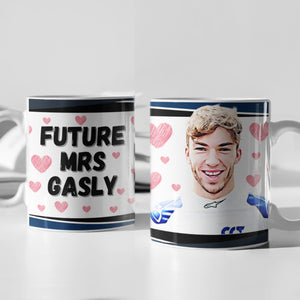 Future Mrs Pierre Gasly F1 Mug Gift