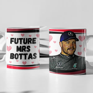 Future Mrs Valtterri Bottas F1 Mug Gift