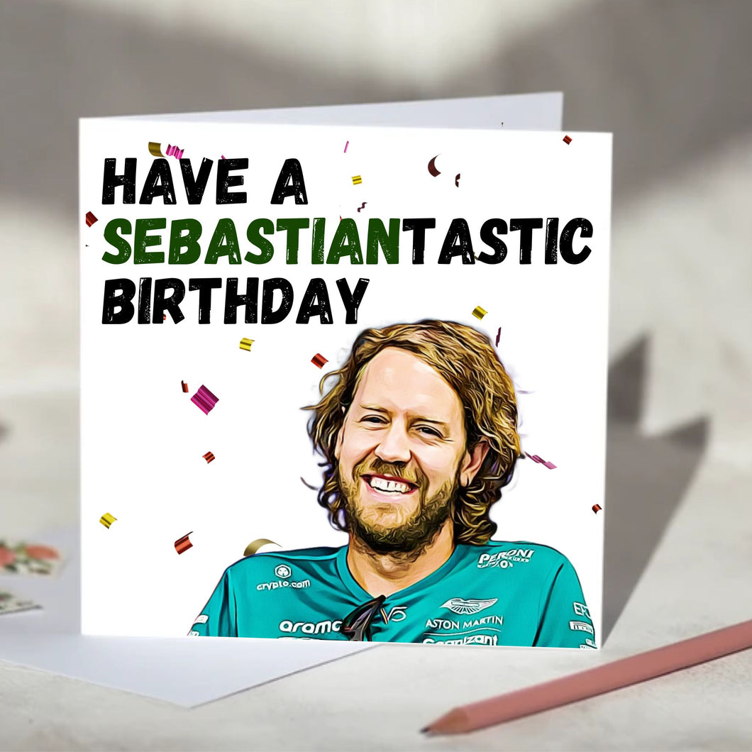 Have a Sebastiantastic Birthday, Christmas Card
