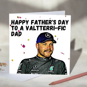 Valtteri Bottas Valtterrific Father's Day, Mother's Day, Anniversary, Valentine's Day Card