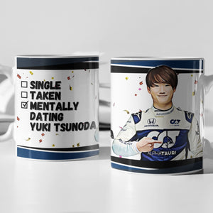 Single, Taken, Mentally Dating Nicholas Latifi F1 Mug Gift