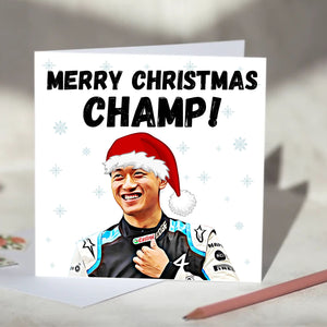 Zhou Guanyu Champ Card