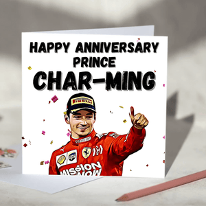 Charles Leclerc Prince Char-ming Ferrari F1 Card