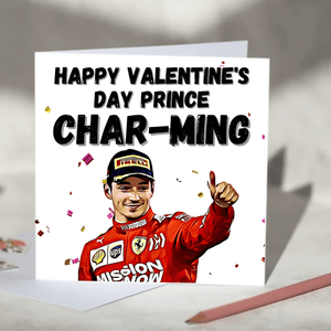 Charles Leclerc Prince Char-ming Ferrari F1 Card