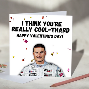 David Coulthard I Think You're Really Cool-thard F1 Card
