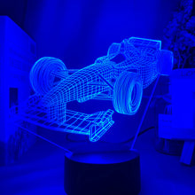 Load image into Gallery viewer, F1 Formula 1 Race Car 3D Illusion Colour Changing Led Nightlight

