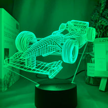 Load image into Gallery viewer, F1 Formula 1 Race Car 3D Illusion Colour Changing Led Nightlight
