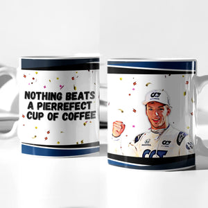 Pierre Gasly, AlphaTauri Formula 1 Mug, Ideal Gift for F1 Fan