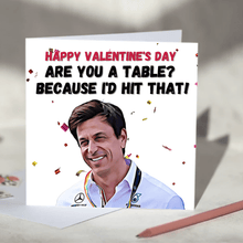 Load image into Gallery viewer, Toto Wolff I&#39;d Hit That Mercedes F1 Card
