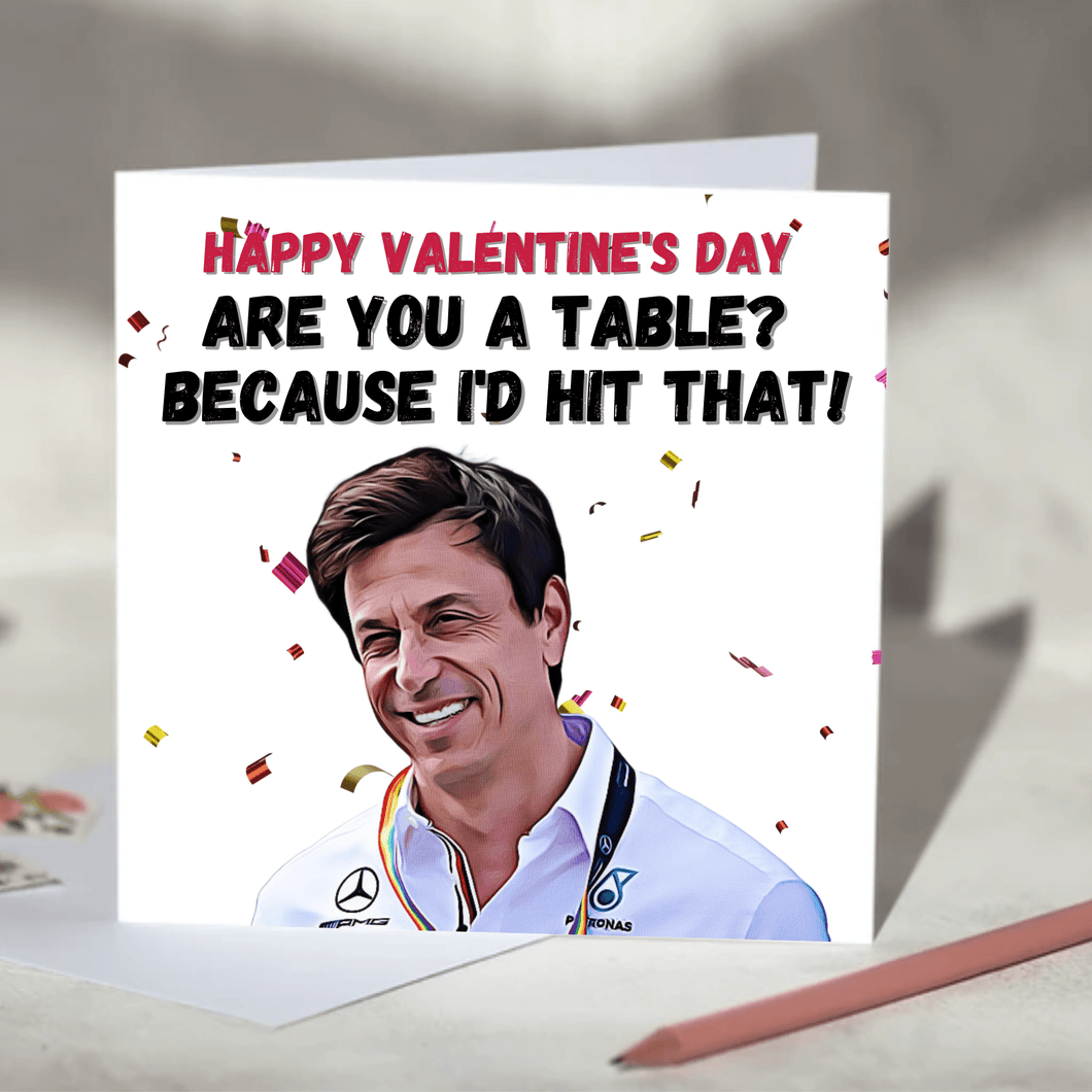 Toto Wolff I'd Hit That Mercedes F1 Card