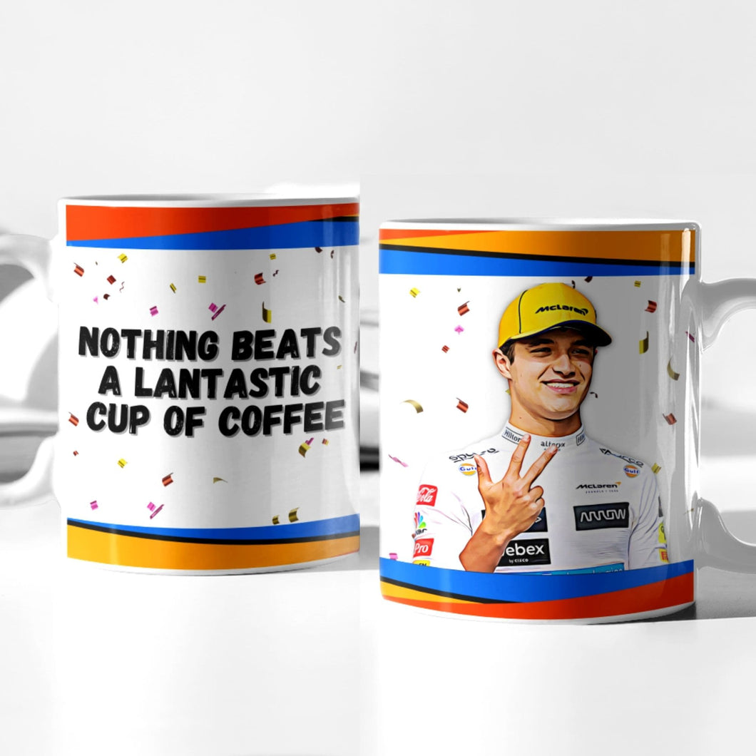 Lando Norris, McLaren Formula 1 Mug, Ideal Gift for F1 Fan