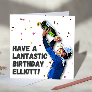 Have a Lantastic Birthday Lando Norris F1 Birthday Card