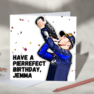 Pierre Gasly Have a Pierrefect Birthday F1 Card