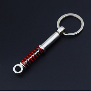 Shock Absorber Spring Black or Red Keyring